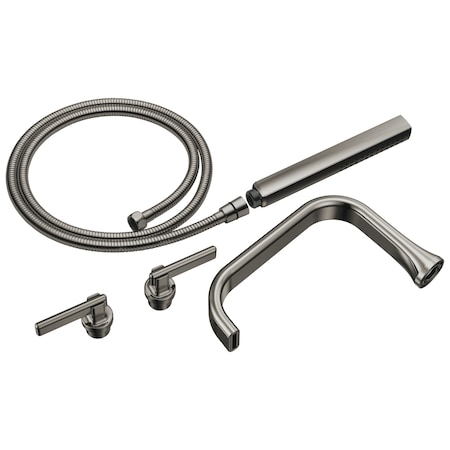 Brizo Allaria Two-Handle Tub Filler Trim Kit with Lever Handles T70368-BNX